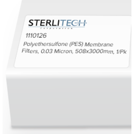 STERLITECH PES Membrane Filter, 0.03um, 508x3000mm, 1/Pk 1110126